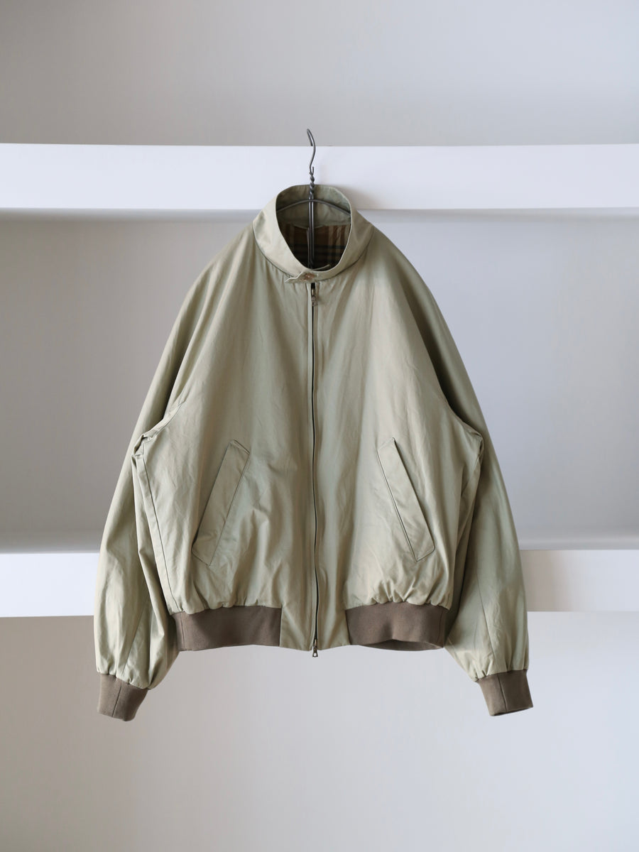 blurhms 26SS Cotton Gabardine Harrington Jacket